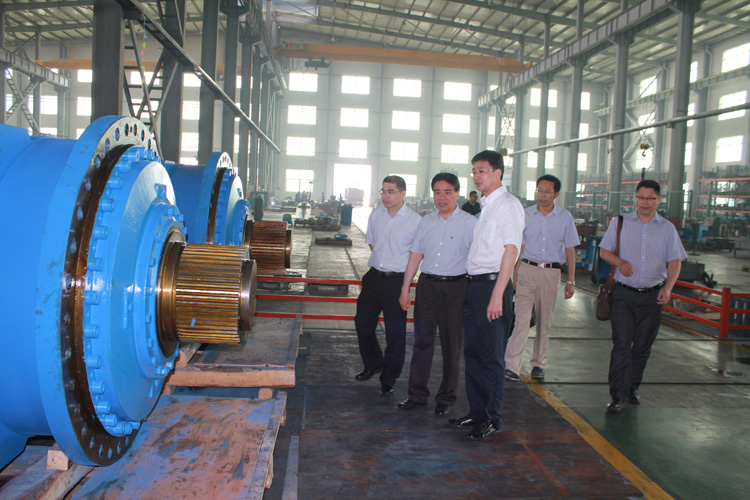 浙江省經信委領導一行蒞臨我公司調研