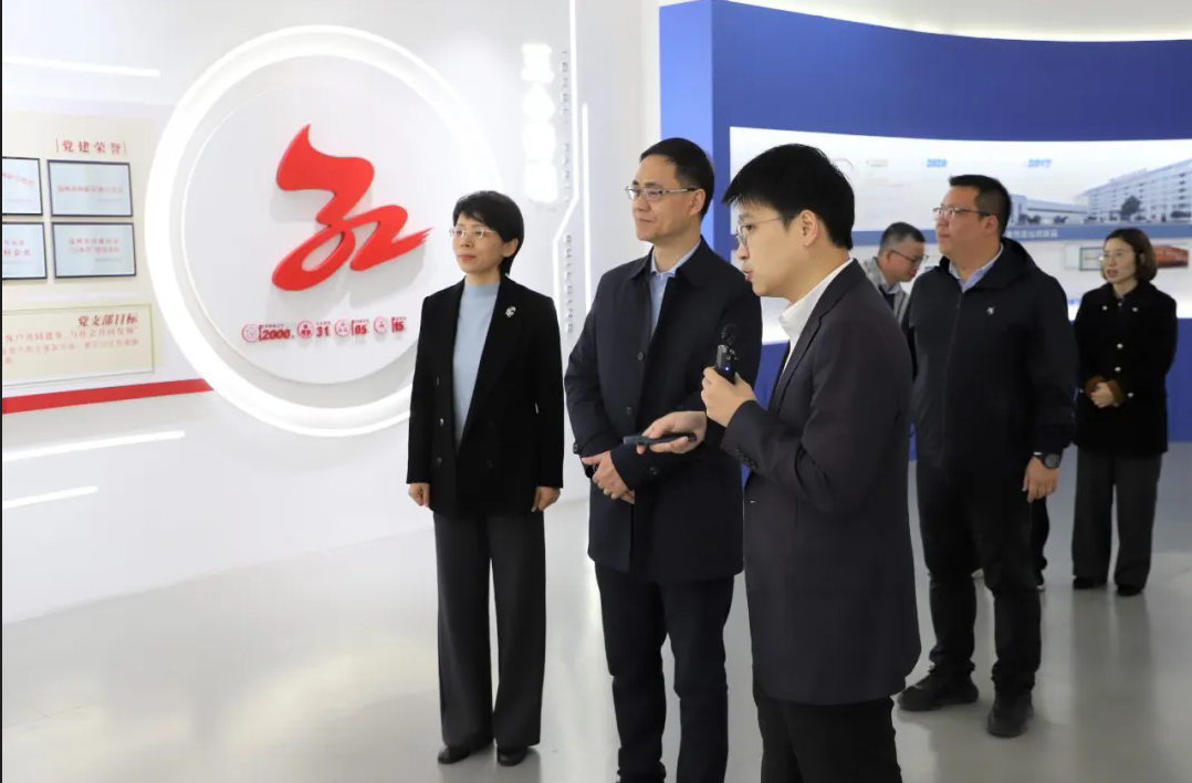 溫州市國防動員辦公室黨組書記、主任池曉榮一行調研通力科技